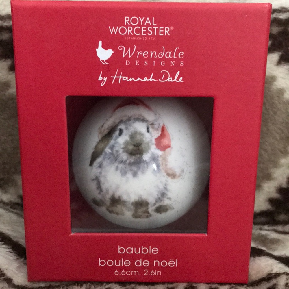 🤑Bunny Christmas ornament